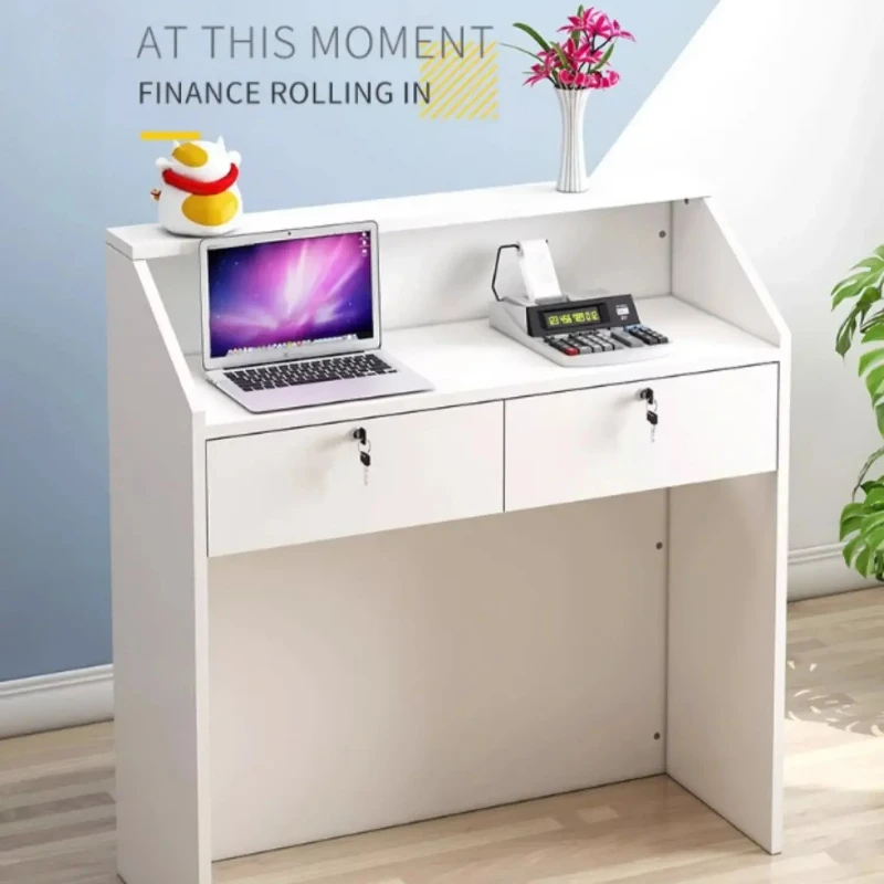 

Simple Premium Lada Reception Desks Nordic Display Counter Office Counter for Shop Supermarket Mostrador Negocio Bar Furniture
