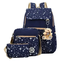 3pcs School Bags For Teenagers Girls Children School Backpacks Students Kids SchoolBag Set Travel Bag Rucksacks Mochila