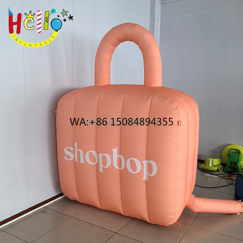 Customizable Inflatable Handbag Display Online Popular Interactive Advertising Inflatables Props for Mall Beauty Activity