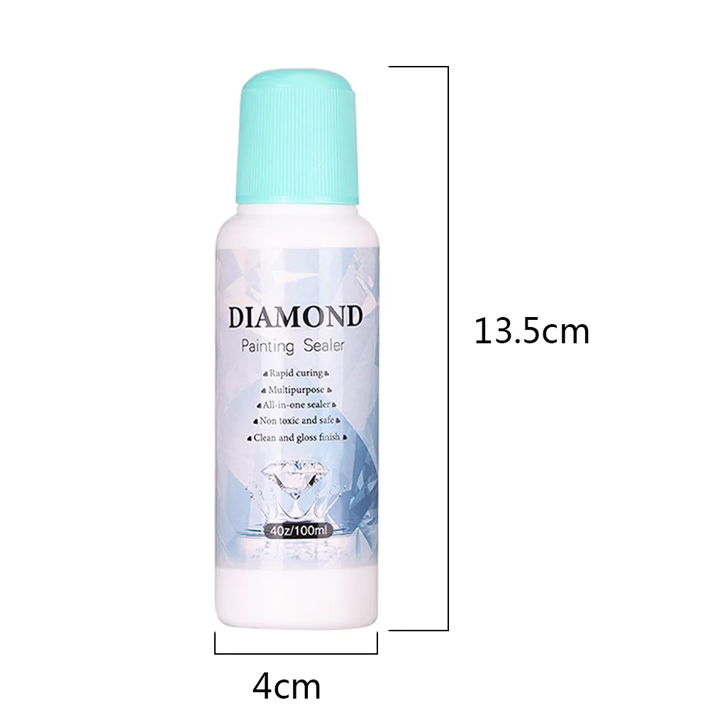 Practical Diamond Mosaic Glue Permanent Hold Shine Effect Sealer Brightener Accessory Tool Kit for Art Crafts