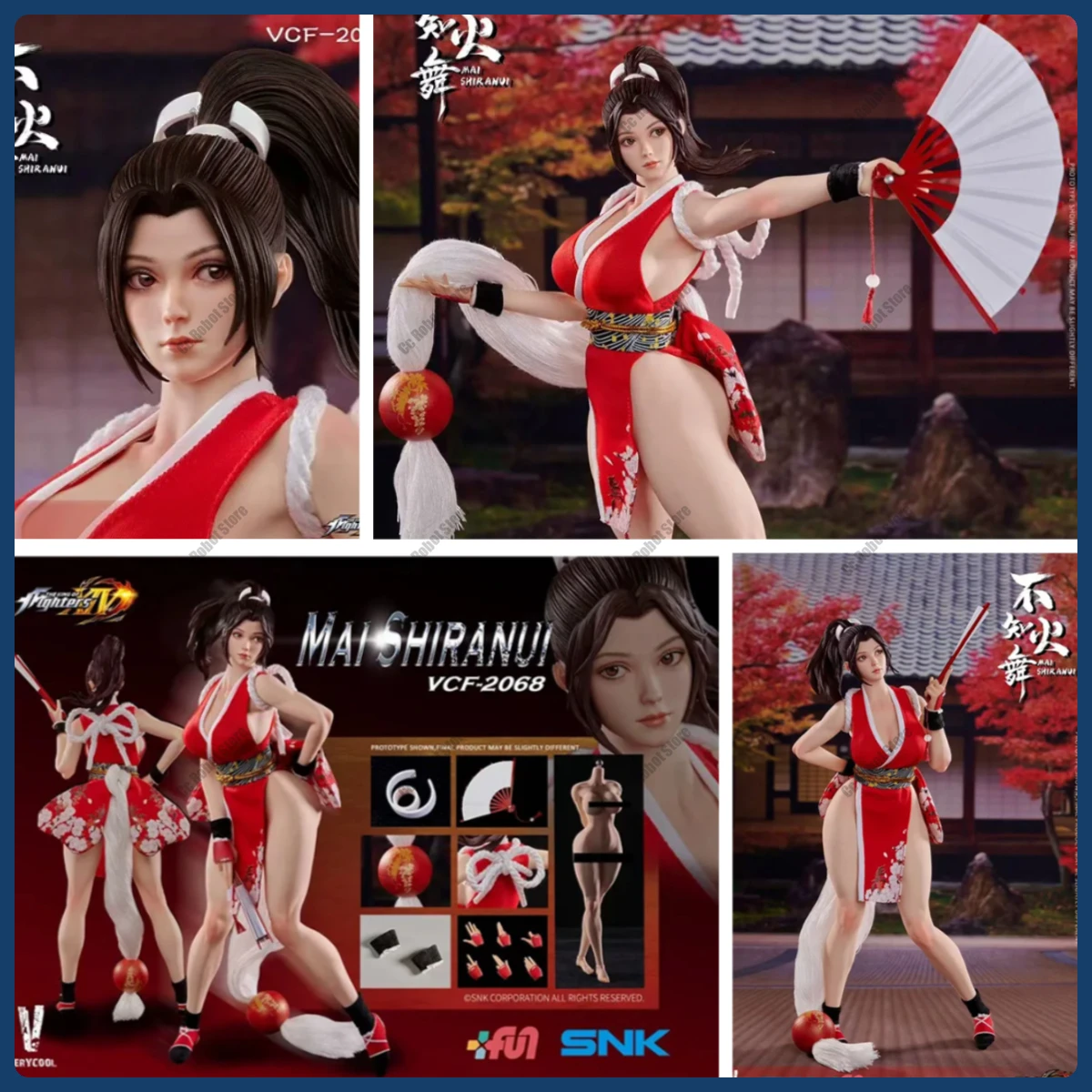

Оригинальная популярная игрушка VERYCOOL VCF-2068 1/6 Mai Shiranui Silicone XIV «Король бойцов» Mai Shiranui в наличии, модель игрушки
