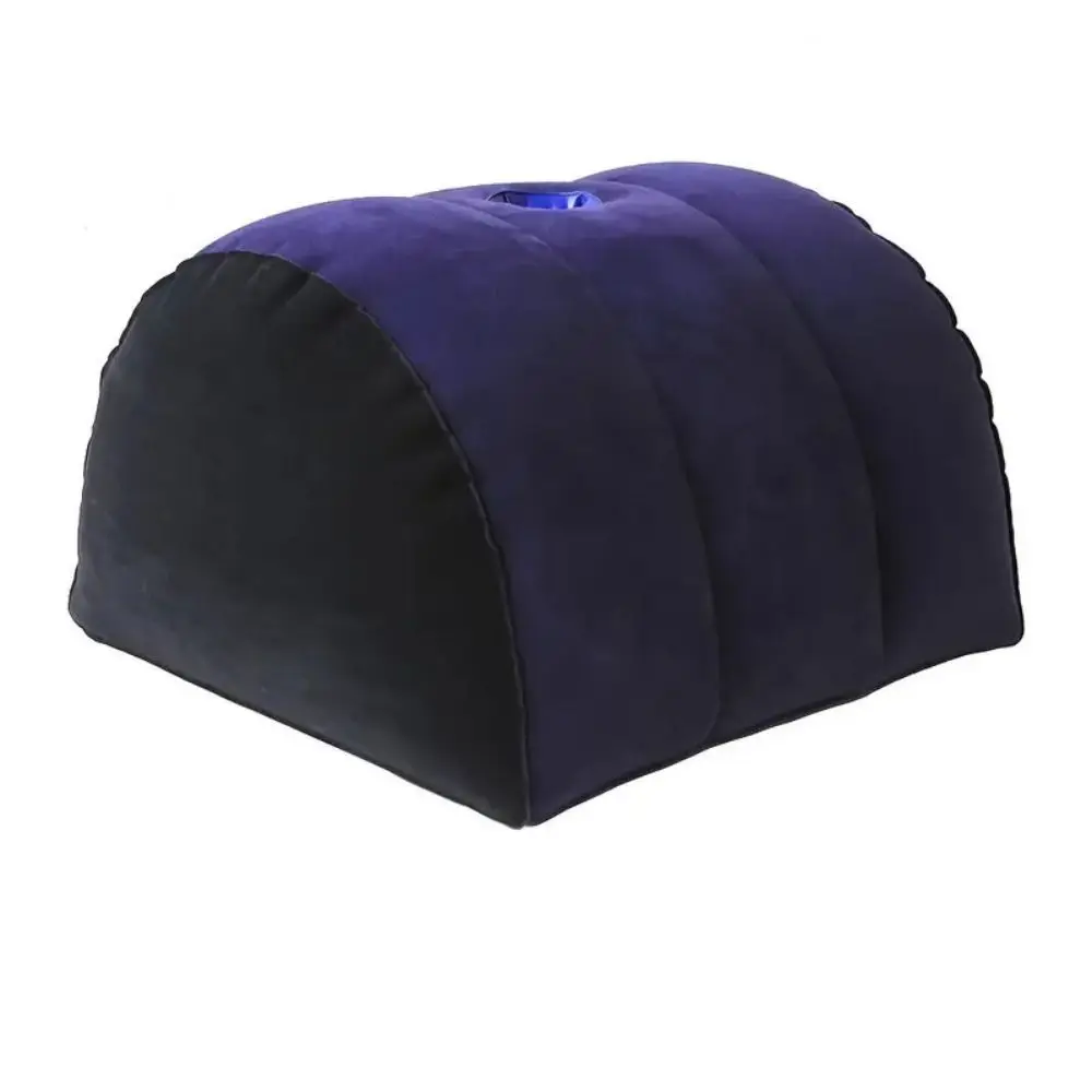 Couples PVC Flocking Silicone Pillow Triangle Cylinder Wedge Magic Cushion Inflatable Soft Relax Cushion Home
