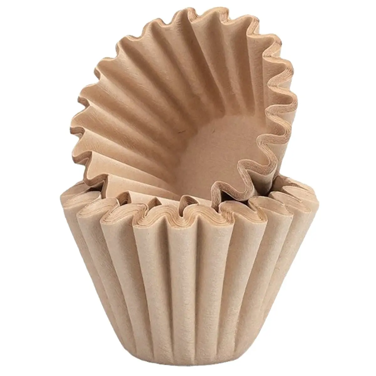 A47T 4-6 Cup Coffee Filters 100-Count Unbleached Coffee Filters Basket Perfect for Home, Office, Morning Brews & Gatherings