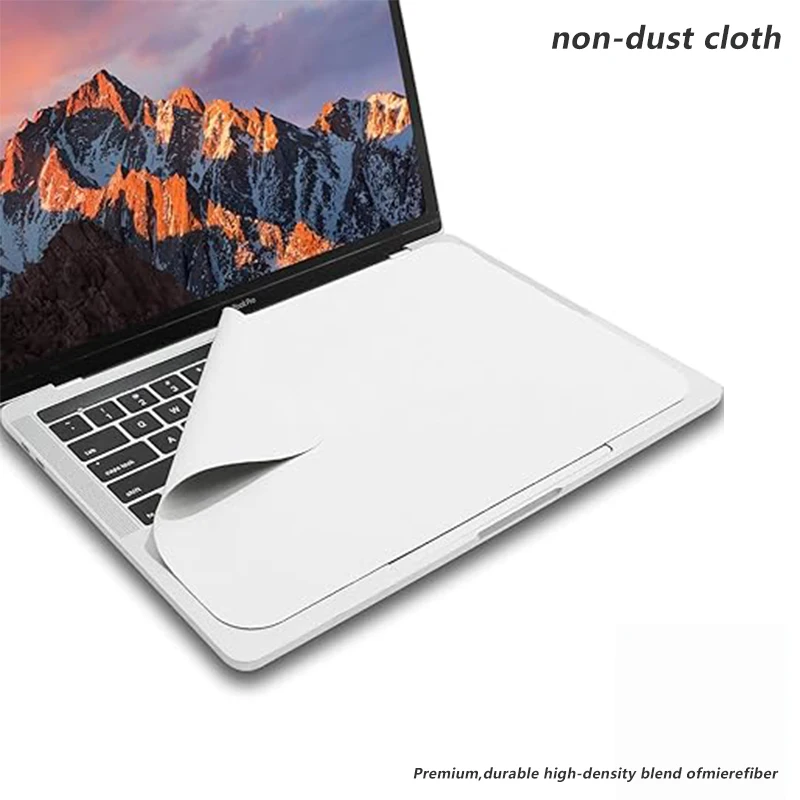 Laptop Protective Film Microfiber Dustproof Palm Keyboard Blanket Cover NotebookLaptop Screen Cloth MacBook Pro 13/15/16 lnch