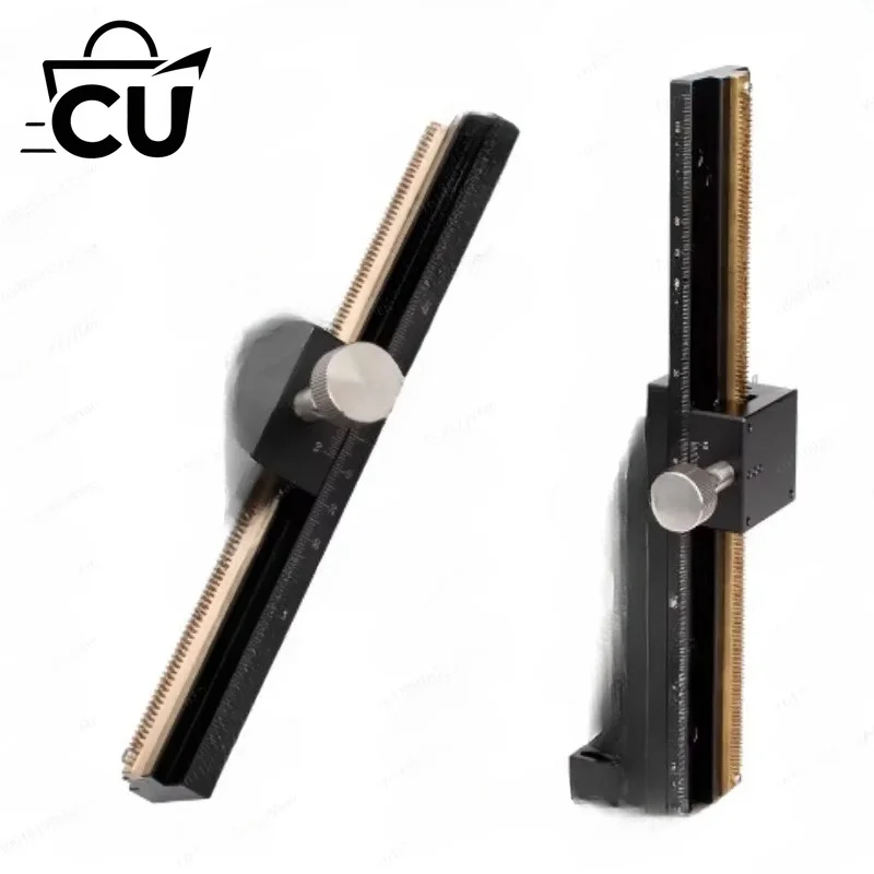 X-axis displacement platform long stroke LWX40 slider gear rack manual fine adjustment small precision dovetail groove slide