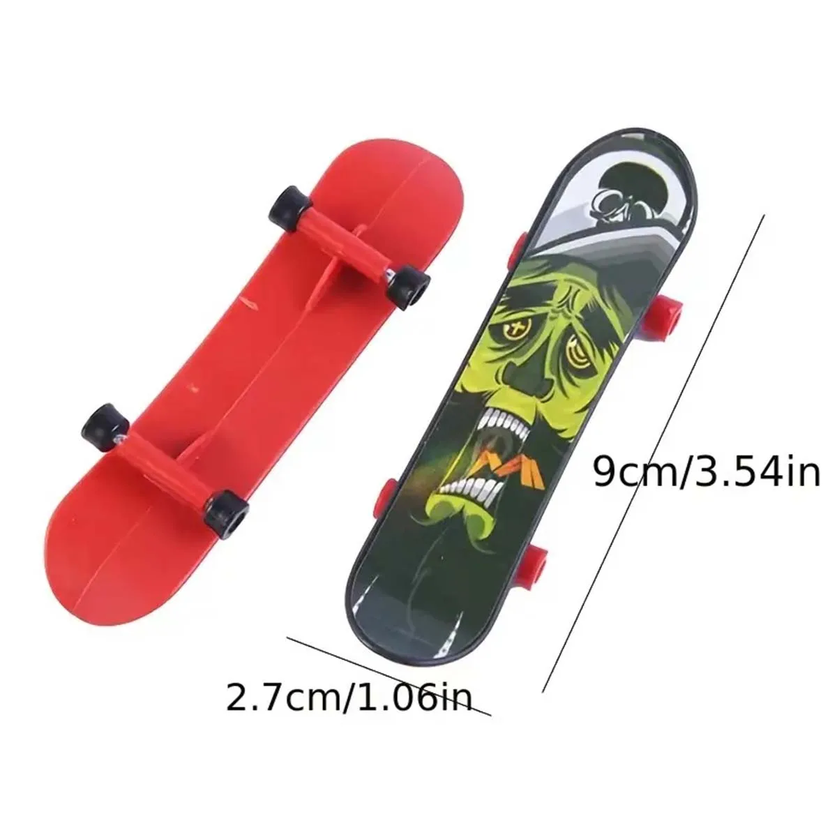 12pcs Mini Professional Skate Board Toys Cool Finger Sports Plastic Skateboards Creative Fingertip Toys for Adult and Kids