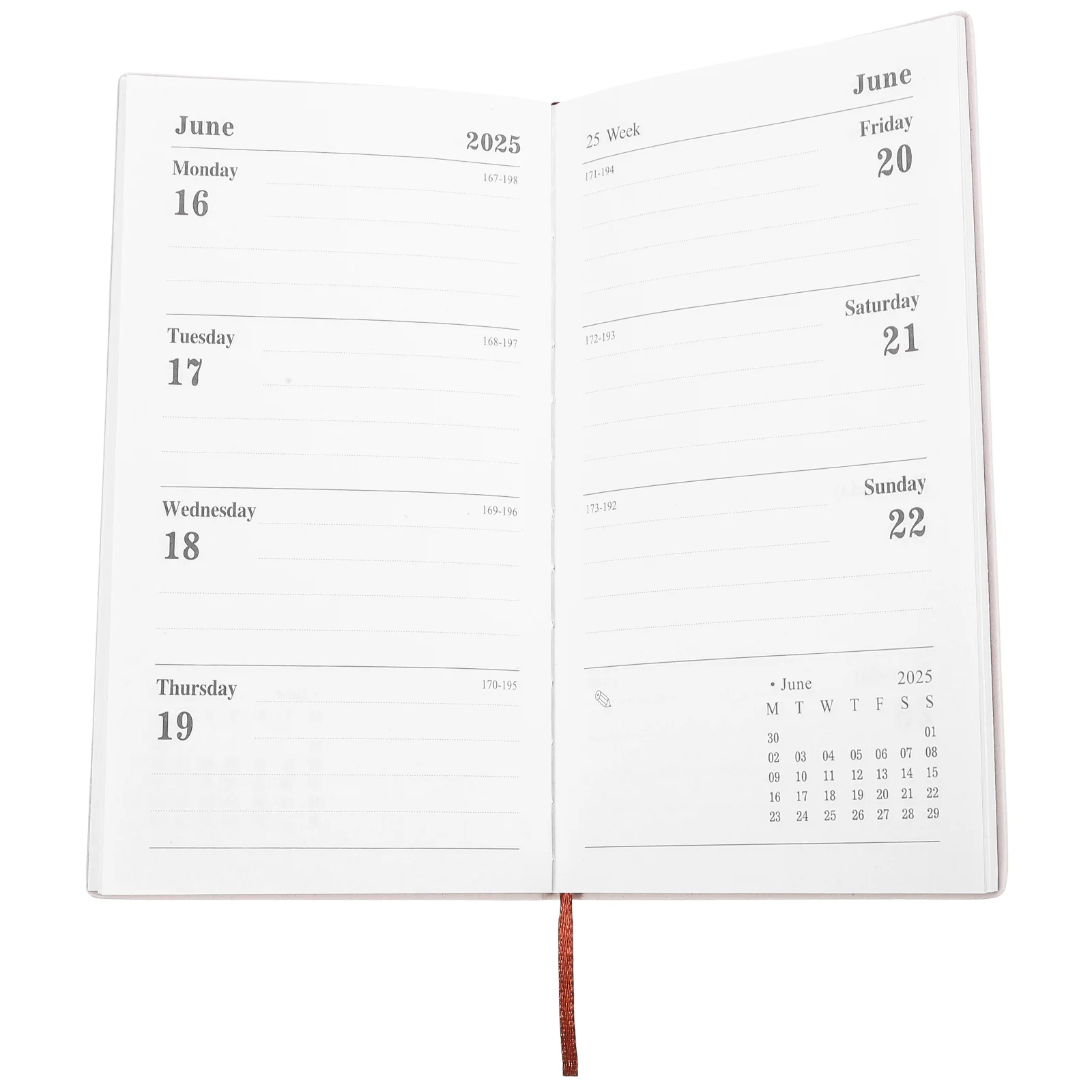 

Agenda Book Note Daily Planner Notebook Calendar Date Household Organizer Imitation Portable Writing Work