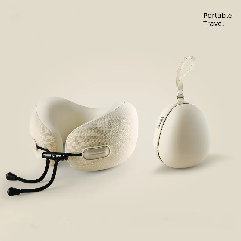 

Складная U-образная подушка для шеи из пены с эффектом памяти для путешествий, самолетов, офисов, облегчения боли в шее, подушка для сна