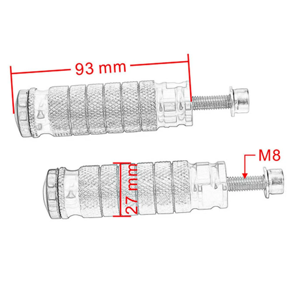 Universal CNC Motorcycle Motorbike Foot Pegs Rear Set Rests Racing Pegs Pedal For BMW Honda Kawasaki Yamaha Suzuki