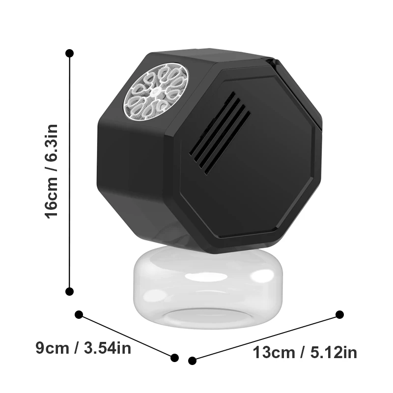 لعبة آلة فقاعات قائمة على الأرض مكونة من 10 فتحات هدية للعطلات لعبة فقاعات خارجية بدون بطارية مياه فقاعية #6