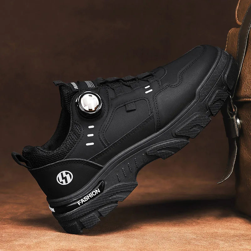 Summer Mens Casual Shoes Leather Men's Sneakers Comfortable Soft Male Wark Board Shoes Platform Shoe for Men Кроссовки Мужские image 5
