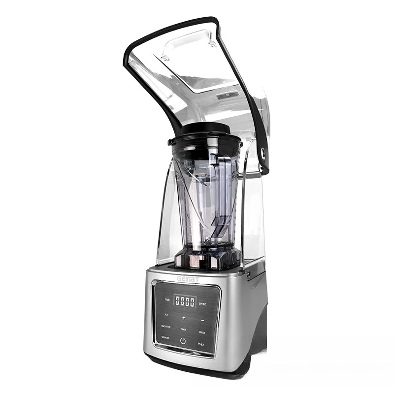 Sound insulation cover Low decibel multifunctional commercial mixing and juicing machine Special for milk tea shop