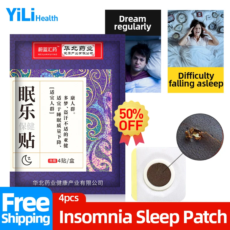 

Sleep Patch Insomnia Treatment Deep Sleep Aid Help Improve Sleeping Better Relieve Headache Stress Medicine Sticker