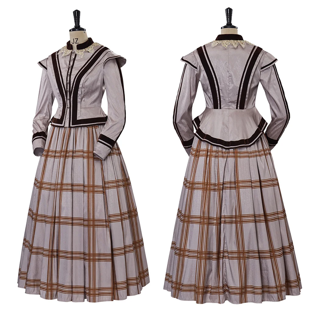 Movie Lincoln Mary Todd Cosplay Costume Ball Gown Mary Todd Victorian Civil War Fashion Dress Women Fashion Historical Costumes