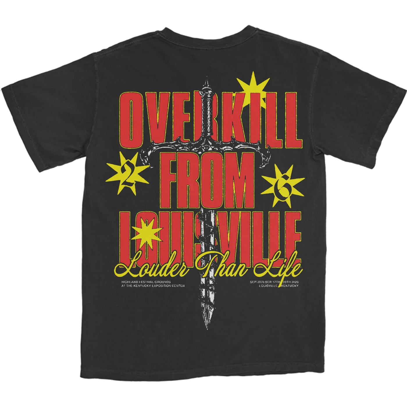 T-shirt imprimé graphique Aftershock 2026 Festival de Musique, Marchandises pour Fans Hommes et Femmes - T-shirt