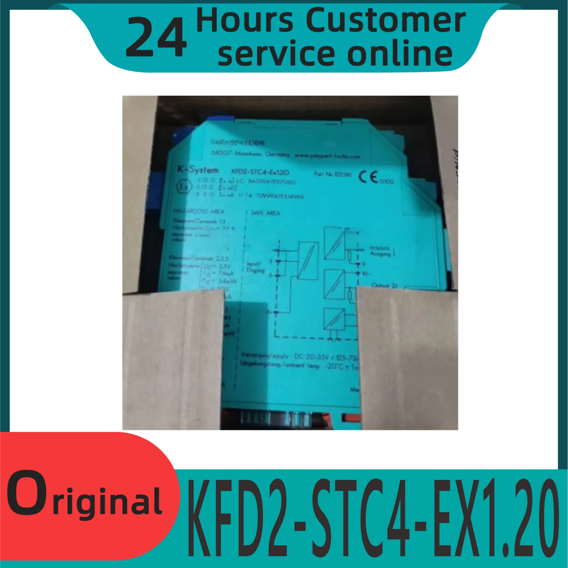 

Бренд Ne Оригинальный защитный барьер Kfd2-stc4-ex1.20 122581 Kfd2-sr2-ex1. 132958 Kfd2-sot2-ex2.io 181007