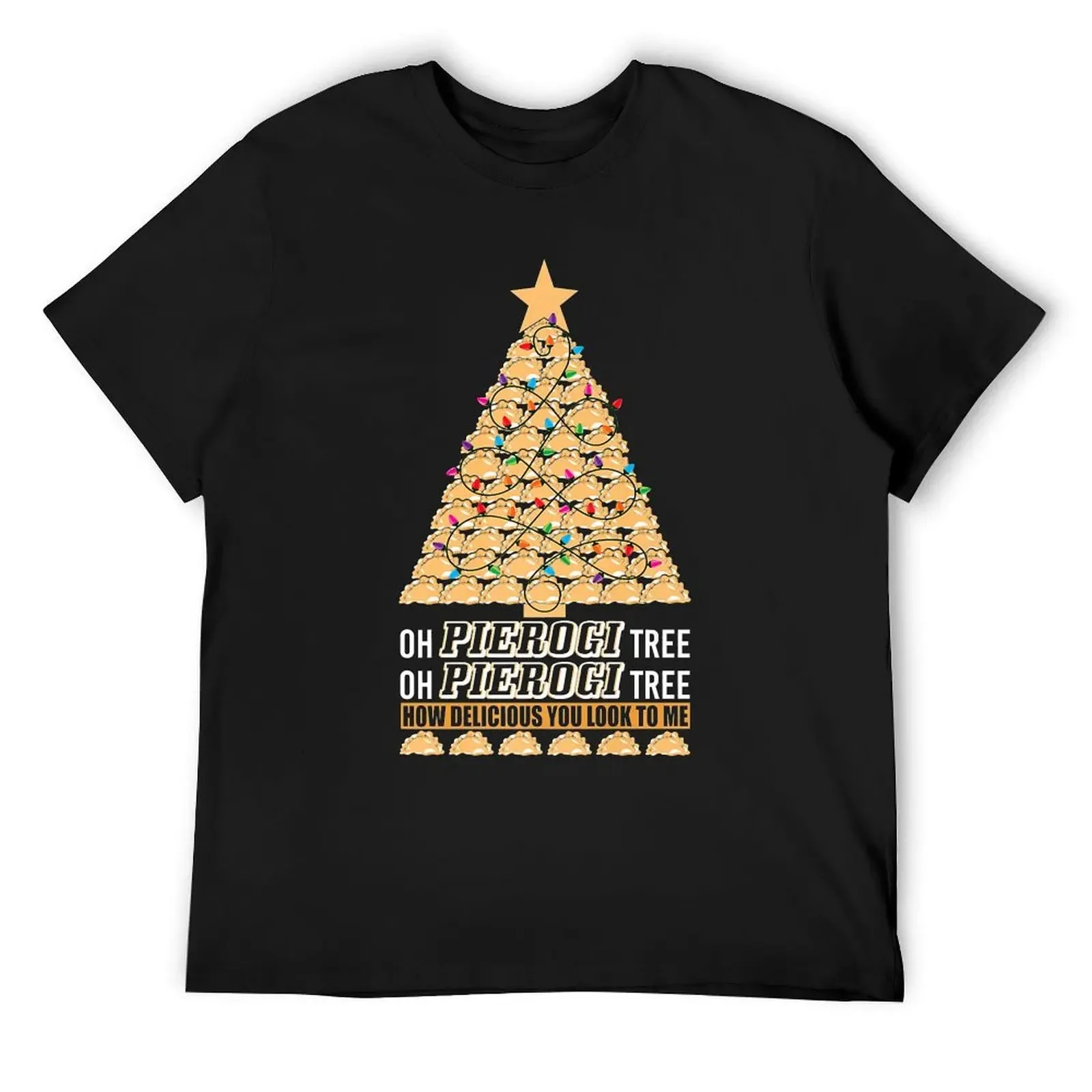 

Polish Heritage Gifts Funny Oh Pierogi Tree Christmas Premium T-Shirt essential t shirt plain mens funny t shirts