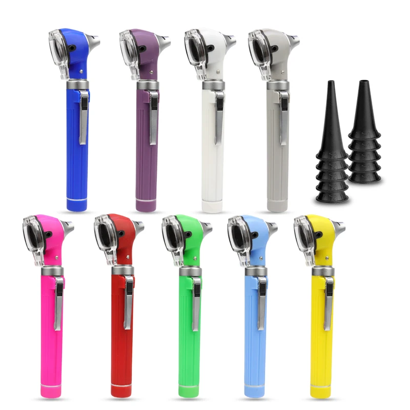 Profissional portátil Medical Ear Care endoscópio, LED Fibra Óptica, otoscópio, endoscópio para otorrinolaringologia, verificação nasal,