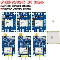 NEO-6M NEO-7M NEO-8M GY-NEO6MV2 GY-NEO7MV2 GY-NEO8MV2 Moduł GPS z dużą anteną EEPROM MWC APM2.5 do sterowania lotem dla arduino