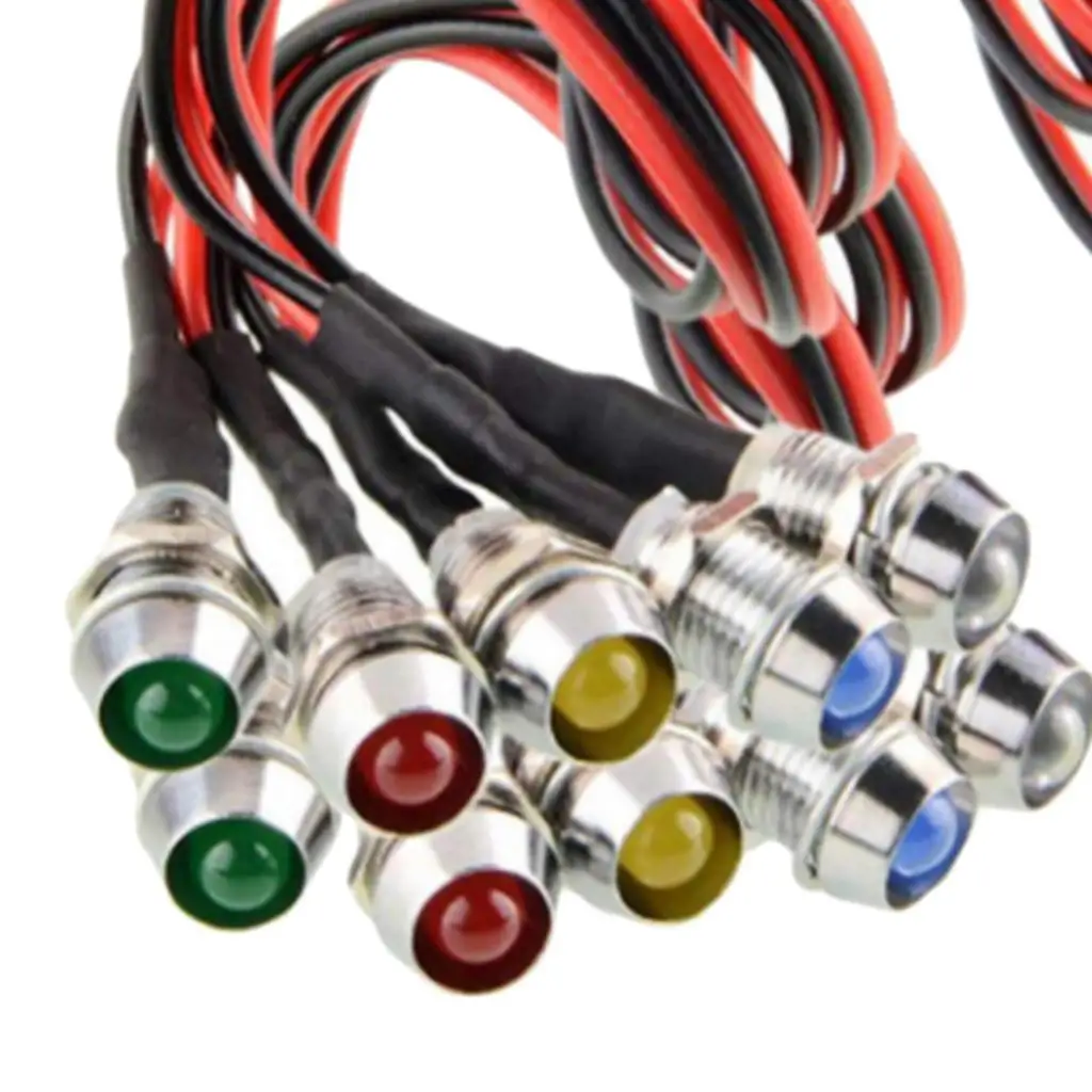 10 ชิ้น/ล็อต LED ไฟแสดงสถานะโคมไฟ Dash ทิศทางรถบรรทุกเรือ