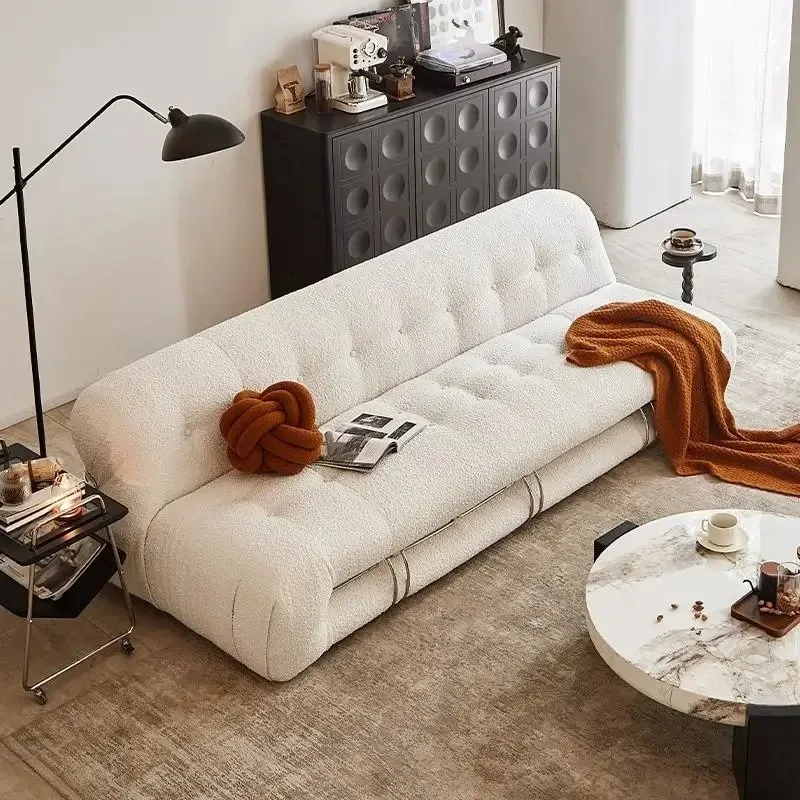 Creative Floor Living Room Sofas White Minimalist Cream Ergonomics Living Room Sofas Modern Luxury Sillon Cama Home Products