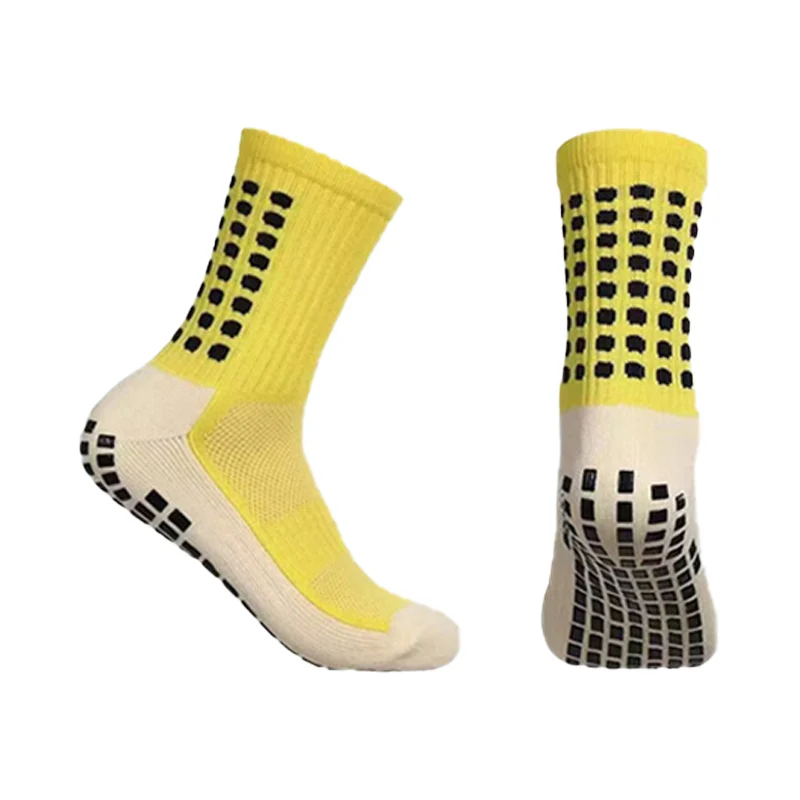 Trusox Anti-Slip Football Socks Adults Kids Non-Skid Towel Bottom Breathable Mid-Tube Trainng Sports Soccer Basketball Socks