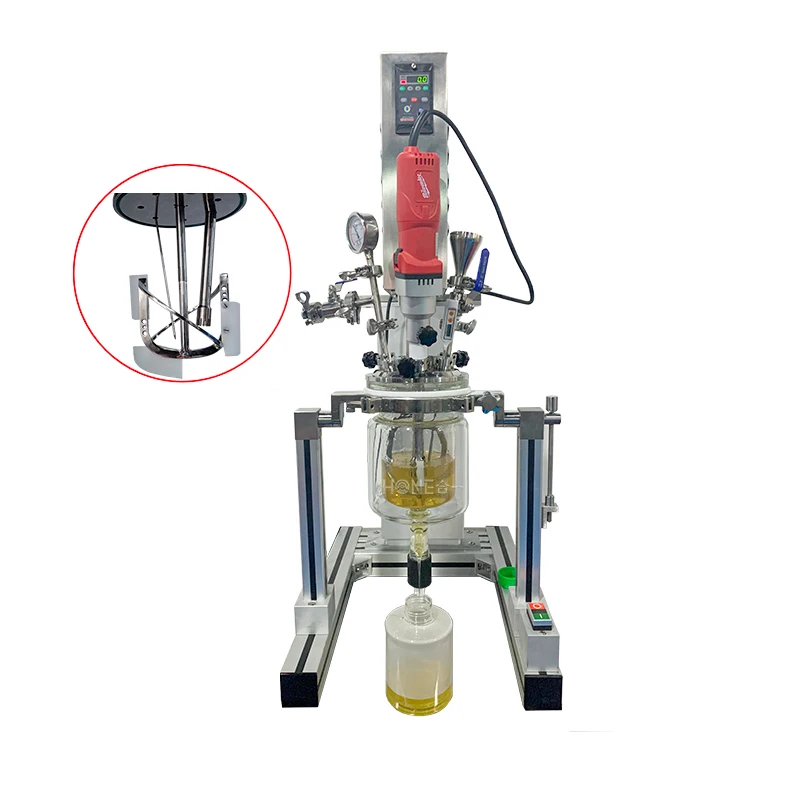 HONE laboratory pharmaceutical cosmetic mixing machine small vacuum ointment salve paste emulsifying homogenizer mixer