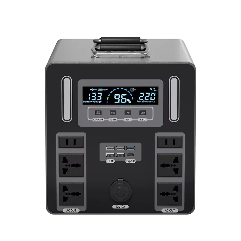 Portable Power Station 1000W to 10000W LiFePO4 Battery Solar Generator for Camping Home Backup Emergency Outdoor Use