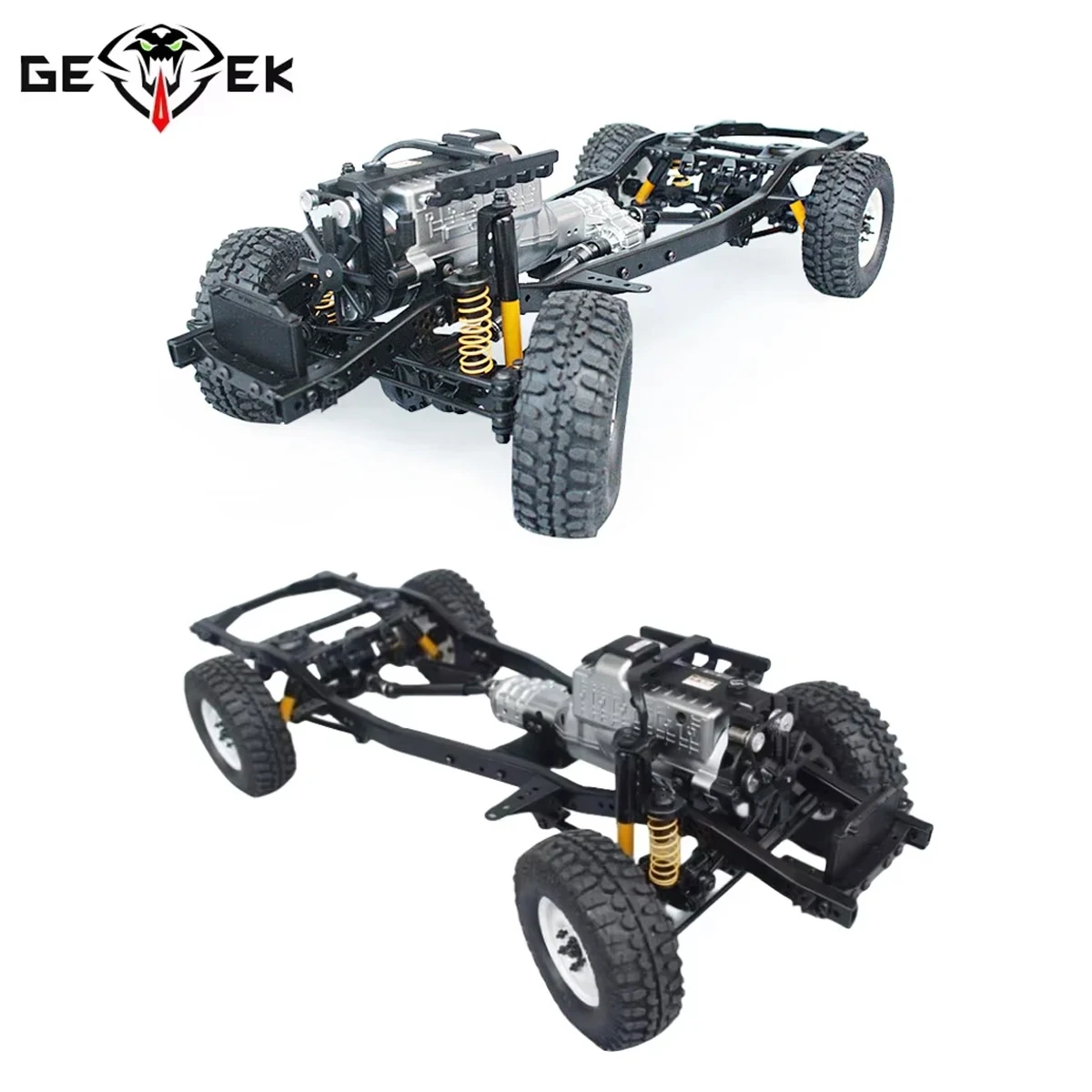 

RCRUN RUN80 1/10 RC Crawler LC80 Chassis Kit with Adjustable Wheelbase Realism Scale Off-Road Truck Model