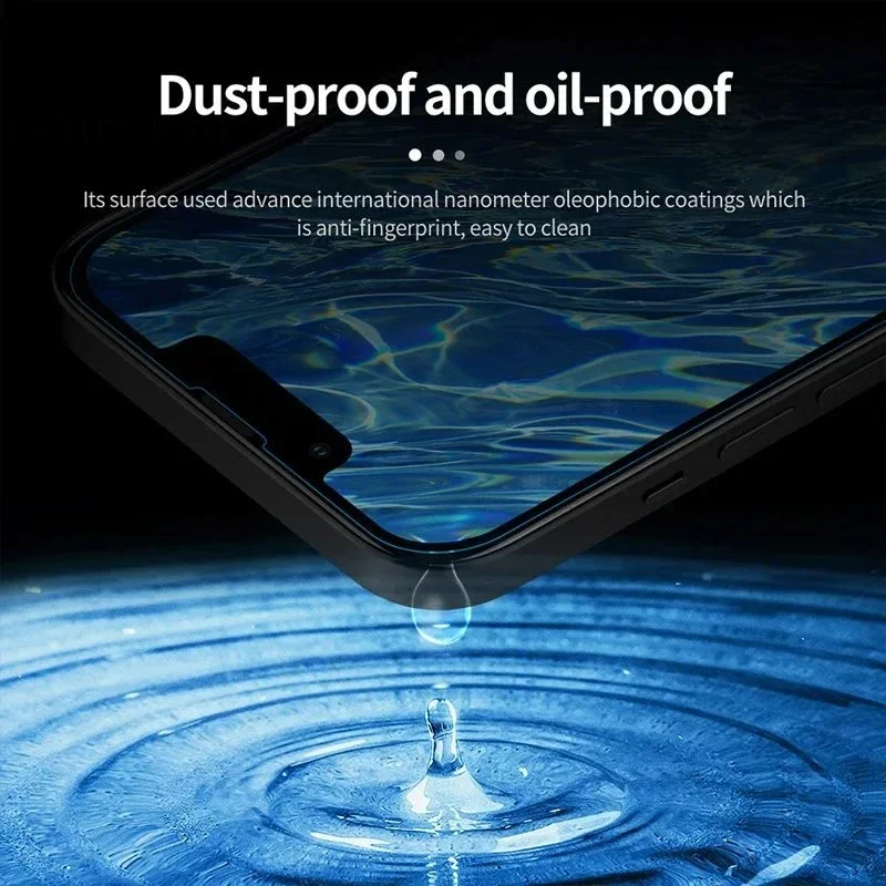 

9H Hardness Tempered Glass For Apple iPhone 15 14 13 12 11Pro Max Screen Protector For iPhoneXR 7 8 15Plus Clear Protective Film