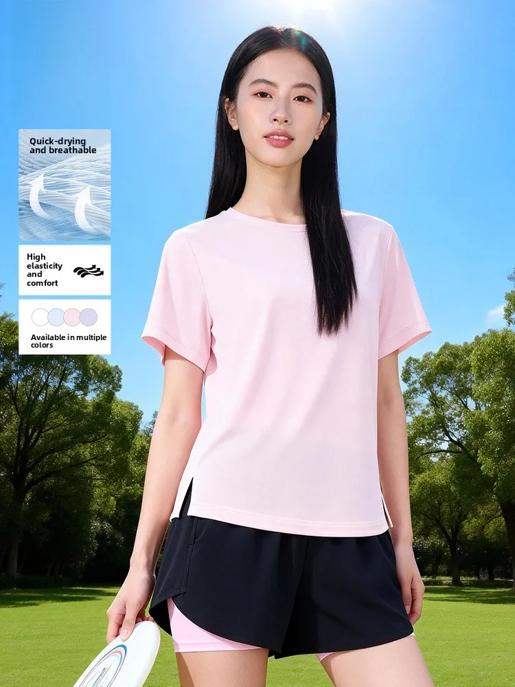 

Jeanswest Qui Dry Sports Set Women's Summer New Cycling Sun Protection ort Sve T-irt orts Two Piece Set Casual Sle