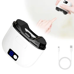 Electric Nail Clipper 3Speed Levels Automatic Nail Clipper Nail Clip Storage and LCD Light USB for Adults Seniors Babies Kids