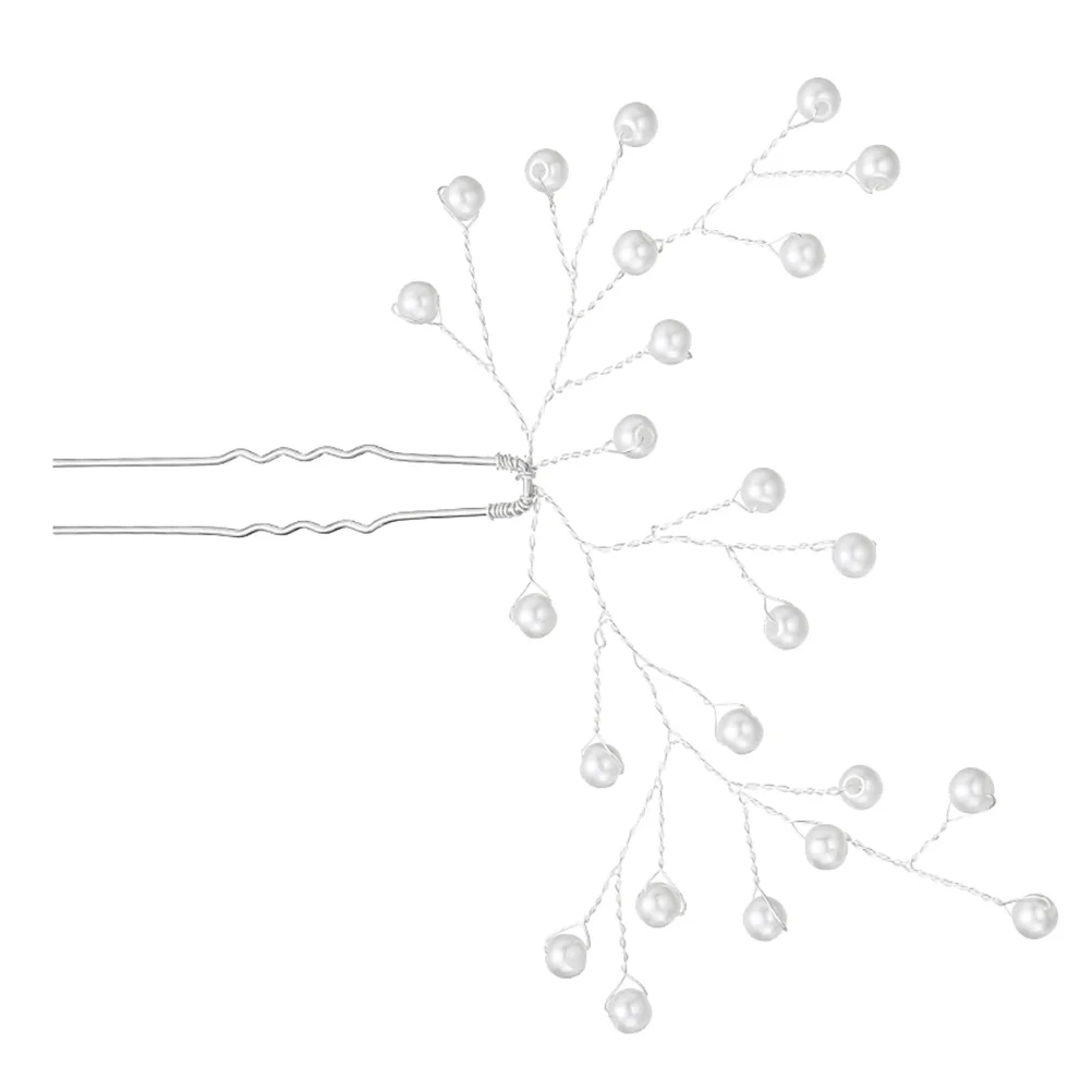 

1Pcs Pearl U Shape Hairpin Bridal Hair Clip Wedding Hair Accessory Elegant Bride Hairpin Party Banquet Photo Prop