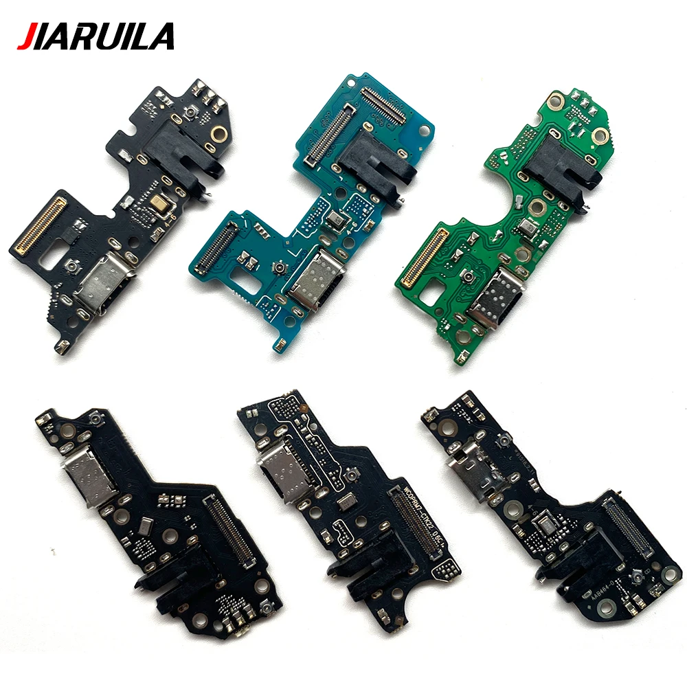 50Pcs，NEW USB Charging Port Mic Microphone Dock Connector Board Flex Cable Repair For OPPO Realme 3 5 5i 6 Pro 7 5G 8 8i 9 9i