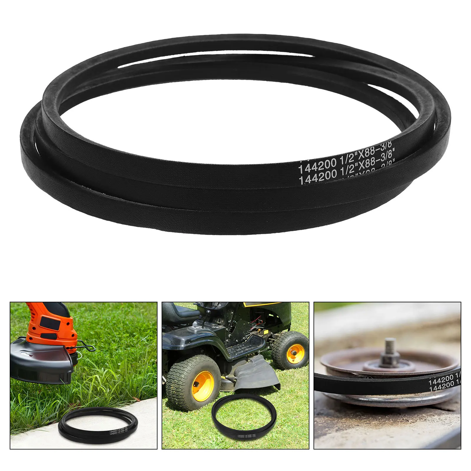 

Lawn Mower Belt 131290x Compatible Simple Operation Precise Install Stable Power Transmission Mower Drive Belts