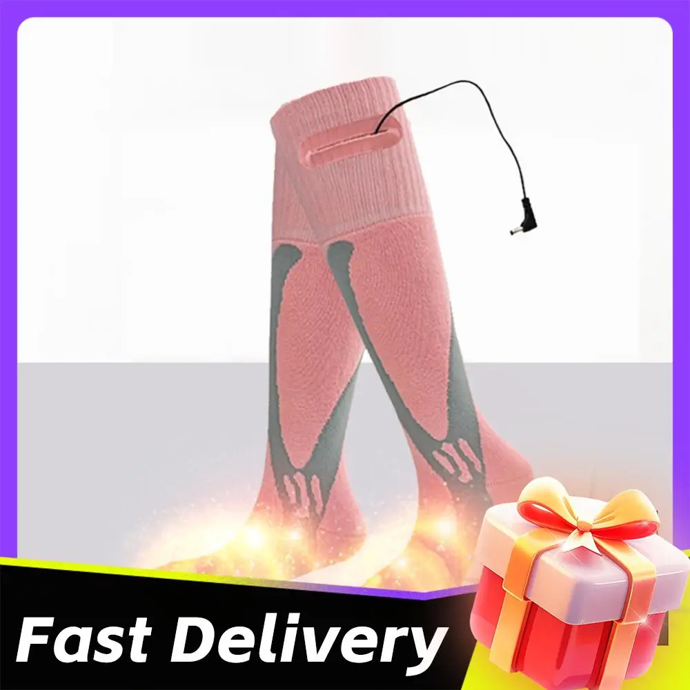 

Electric Heated Socks Electric Heating Socks Fast Heating Battery Heated Socks Breathable Outdoor Sport Socks for Camping Hiking