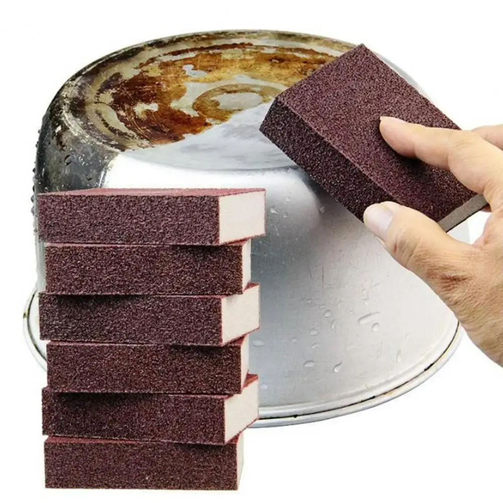 Cleaning Sponge Multi-Functional Scrub Pad Pots Stoves Bathroom Tiles Shoe Stains Rust Removal Household Cleaning Scrubber