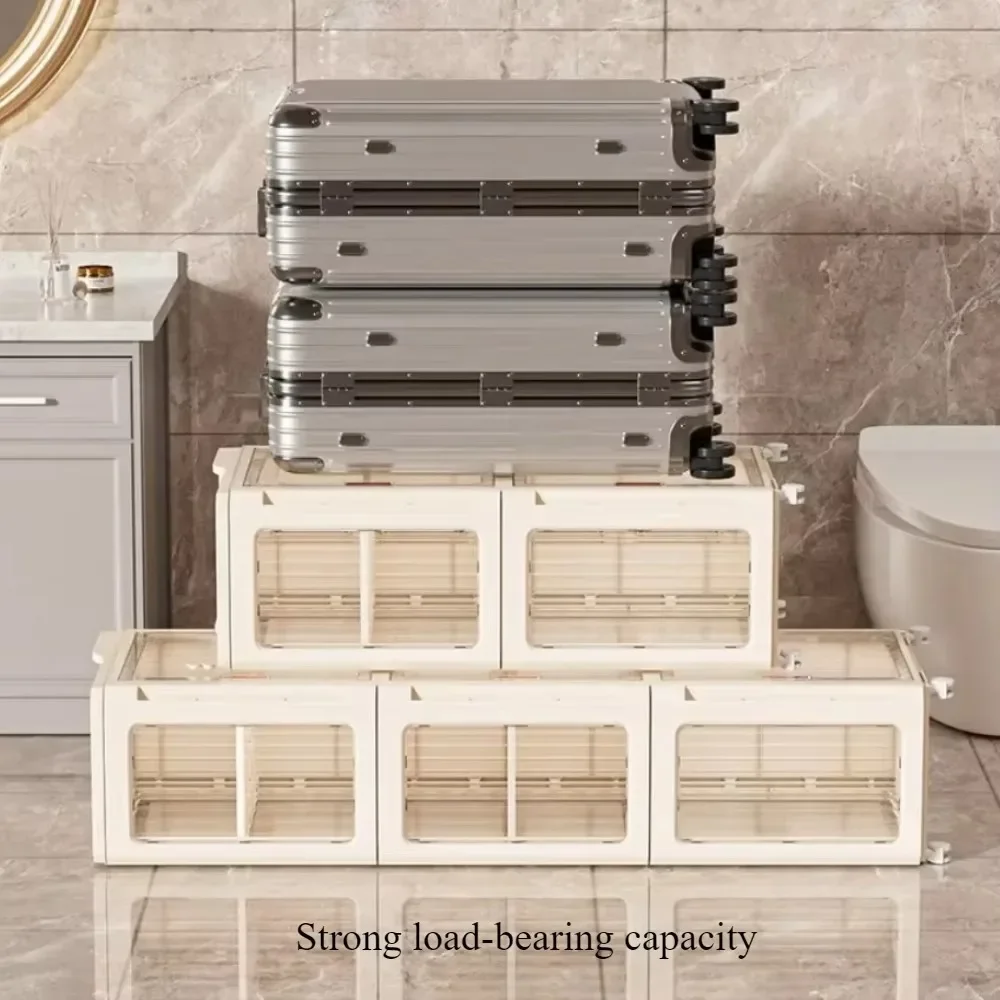 Armoire de rangement multifonctionnelle à haute capacité, armoires de rangement avec couture d'humidité pour toilettes domestiques, MELStyle
