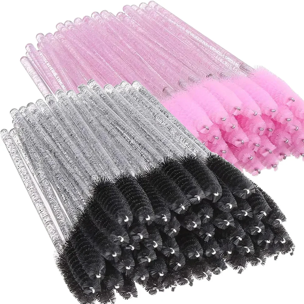 500 Stuks Lash Borstels Wegwerp Wimpers Extension Brush Make-Up Tool Voor Mascara Wands Applicator Spoolers Gereedschap Groothandelaar