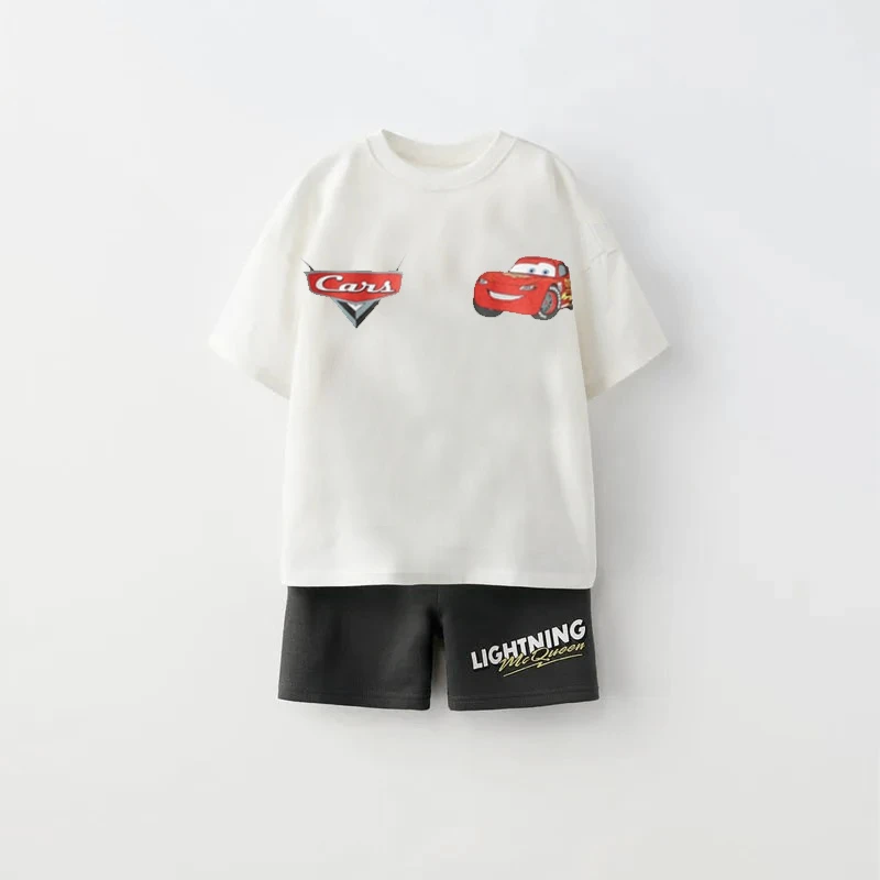Sports Kids Clothes Set Tracksuit For Boys Wear Short Sleeve T-shirts Clothes Children Cool Boy Costume Football Clothing Set image 3