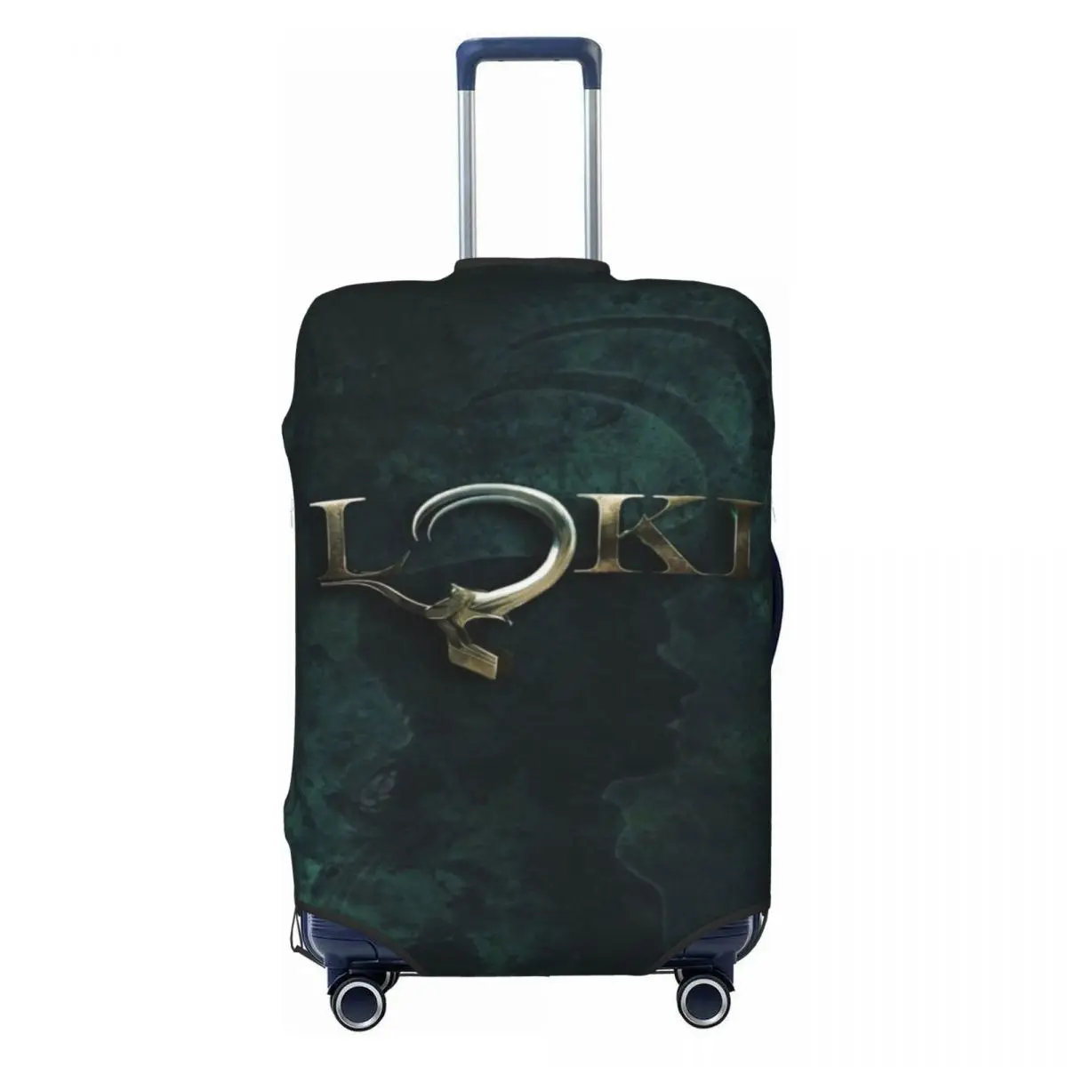 

Custom Lokis Norse Mythology Travel Luggage Cover Elastic Suitcase Cover Protector Fit 18-32 Inch