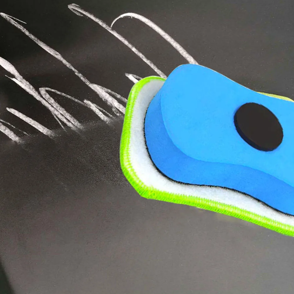 3 Stück waschbarer magnetischer Whiteboard-Radiergummi, abnehmbarer Eva-Schwammreiniger für Büro, Schule, staubfreier Brettwischer, wiederverwendbar
