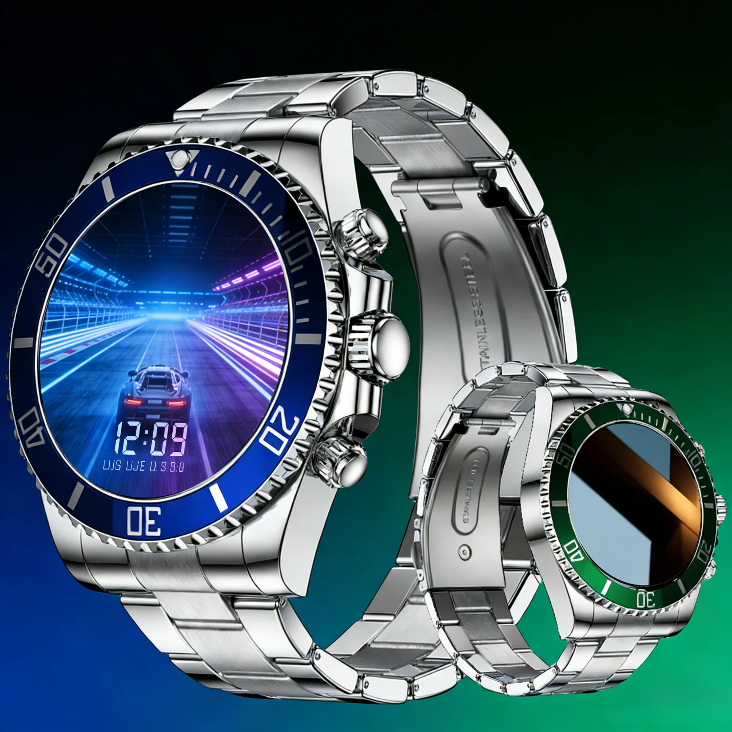 

Мужские роскошные умные деловые часы с мониторингом сна, Bluetooth-вызовом, фитнес-отслеживанием, многофункциональные умные часы DM18