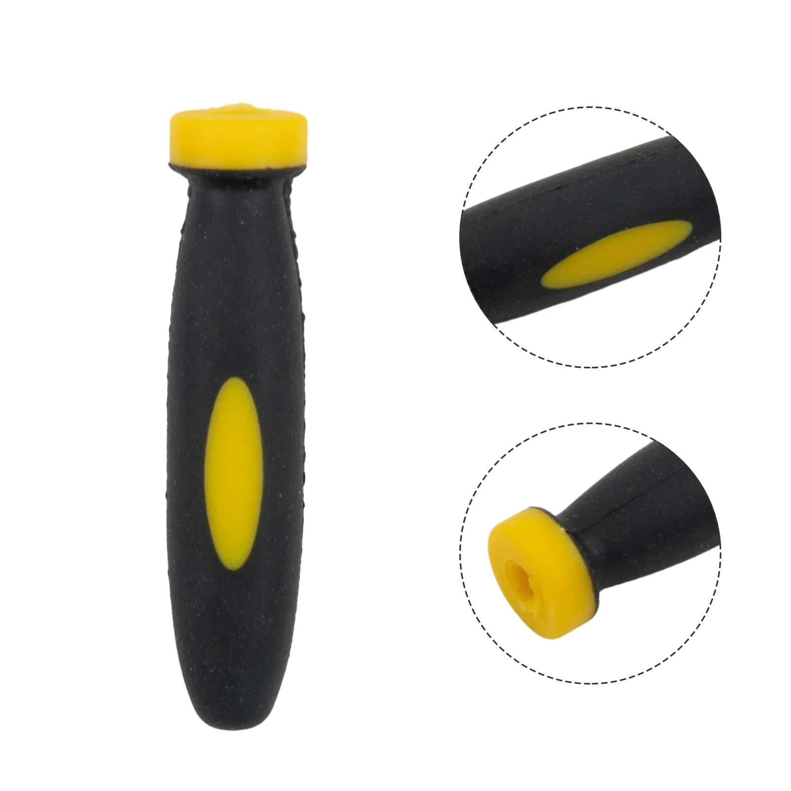 60*5mm Home Hand Tool Accessories Files Handles Milling Steel Easy Use Wood Files Handles Rubber Office Accessory