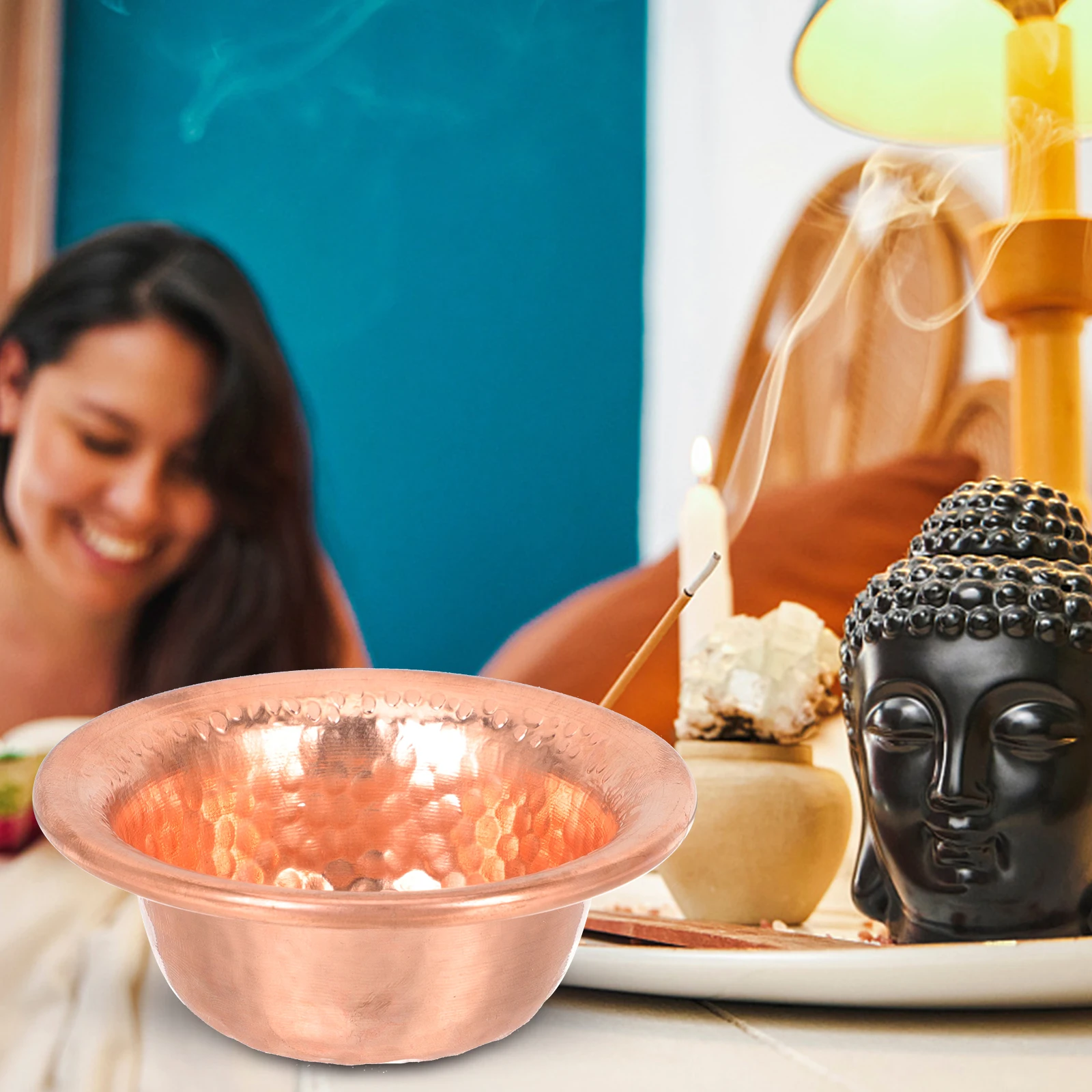

4 Pcs Copper Water Cup Multi Function Offering Decorative High Class Exquisite Shape Polishing Technology Smooth Surface