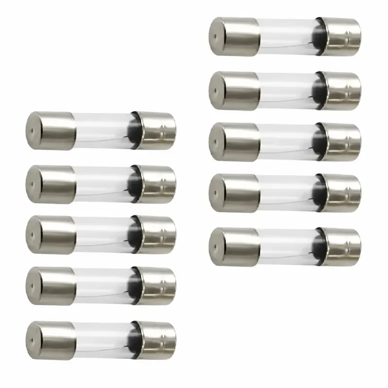 0.1A 0.2A 0.5A 1A 2A 3A 4A 5A 6A 7A 8A 10A 12A 15A 20A 30A 5*20MM 6*30MM Glass Fuse Fast Fuse 250V Quick Blow