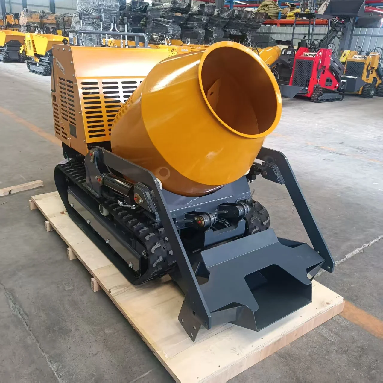 Mini Self Loading Concrete Mixer With Dumper Truck Concrete Mixer Construction Machinery Small Concrete Mixer