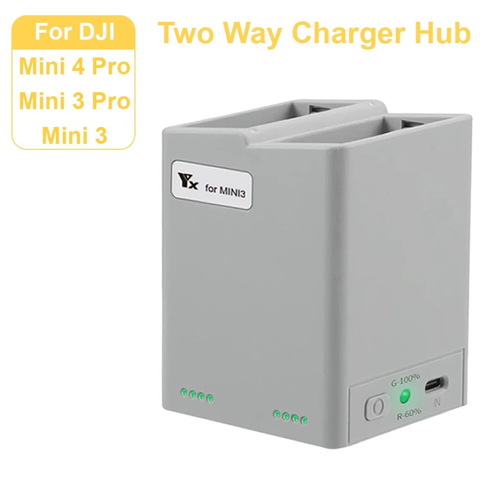 ل DJI Mini 3Pro/4Pro بطارية اتجاهين شحن محور شاحن بطارية توصيل خارجي ل Mini 3/3Pro/4Pro سلسلة ملحقات طائرة بدون طيار #4