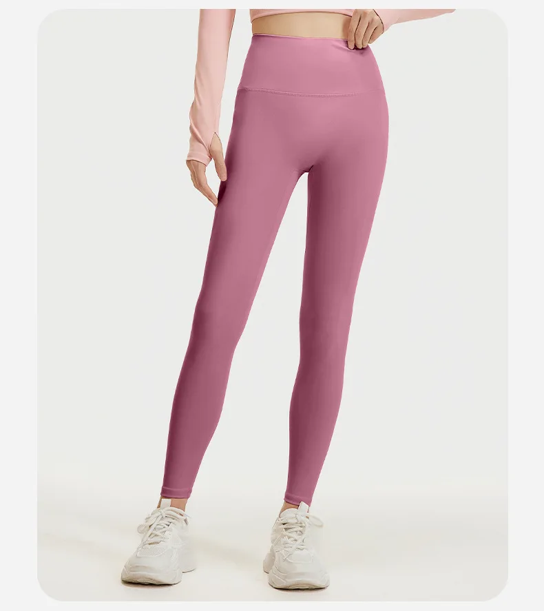 Hohe Taille Nahtlose Yoga Leggings Frauen Fitness Leggings Butt Lifting Schlanke Mode Strumpfhosen Hohe Elastische Gym Workout Strumpfhosen – Detail 9