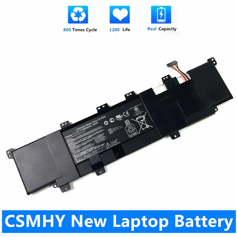 

CSMHY C31-X502 C21-X502 Laptop Battery For Asus VivoBook X502 X502C X502CA For Ultrabook S500C S500CA PU500C PU500C